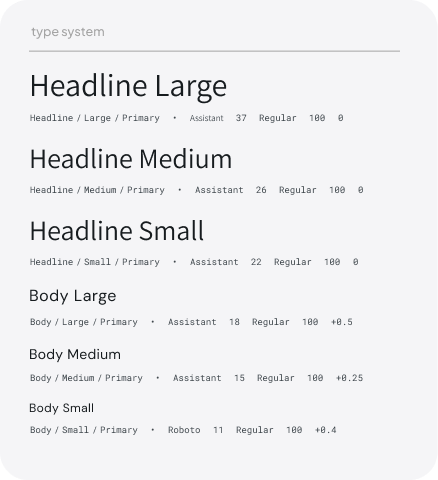 type system